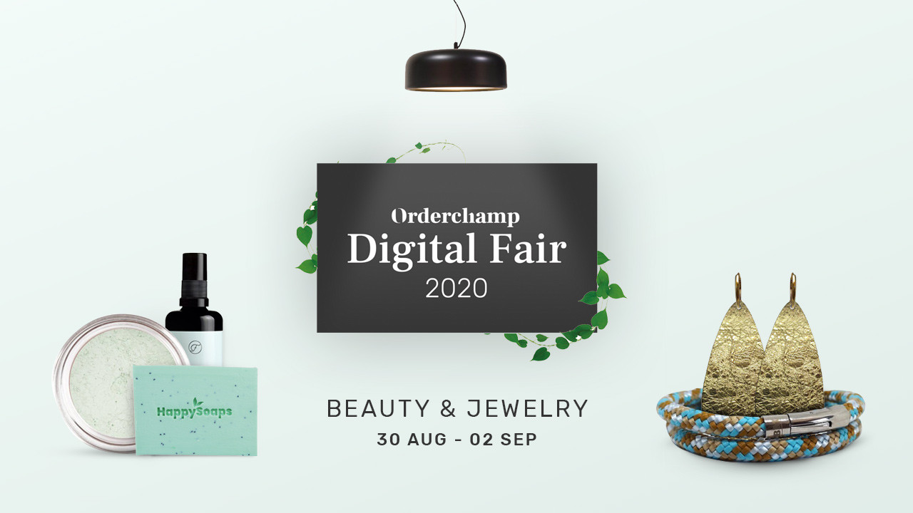 Inkoopplatform Orderchamp maakt volledig programma bekend van Digital Fair editie Beauty & Jewelry